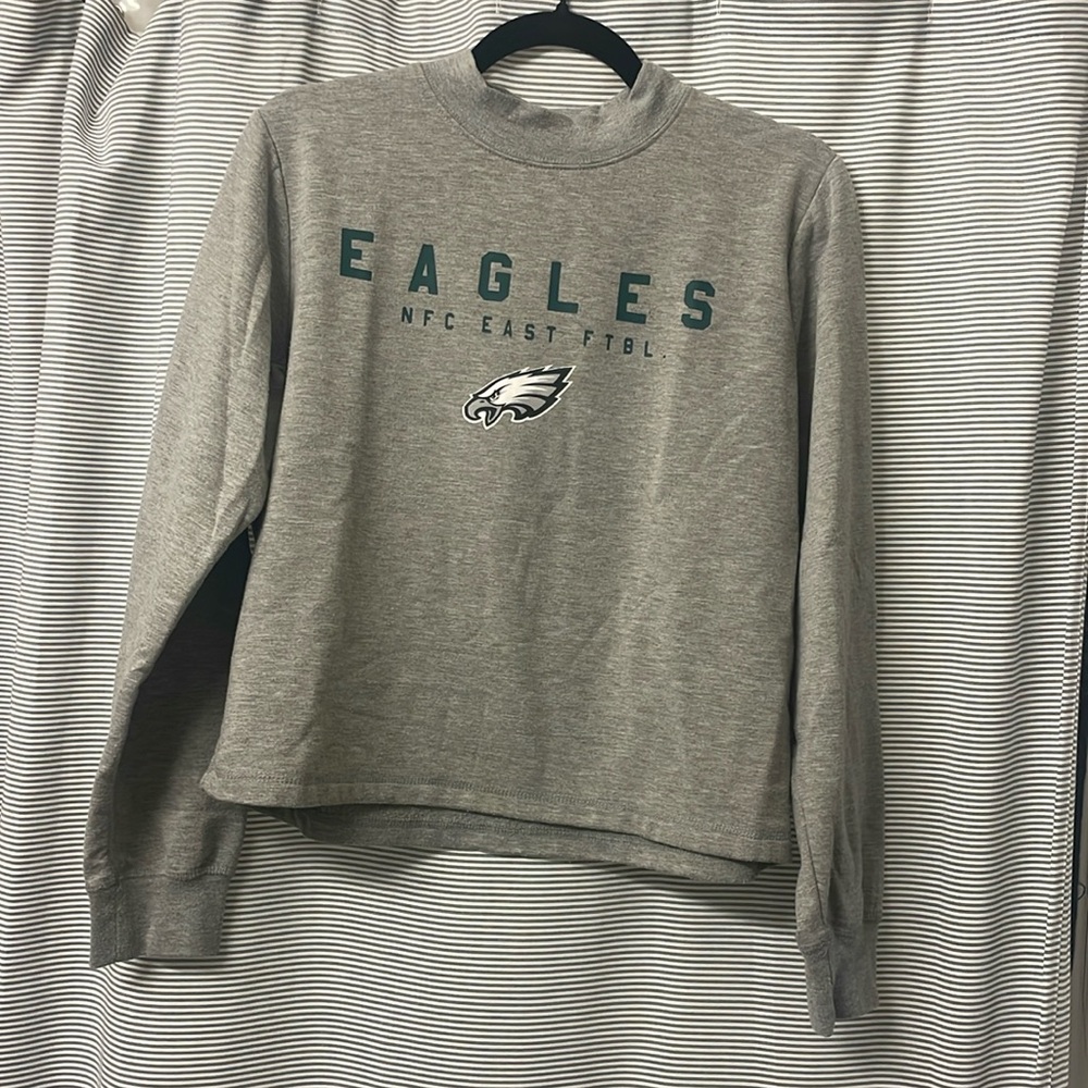 Eagles mock neck sweatshirt